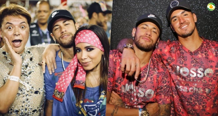 Anitta, Neymar, Gabriel Medina e David Brazil no carnaval