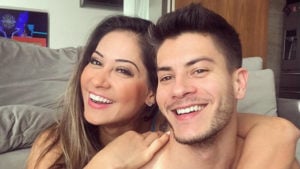 O ex-casal, Arthur Aguiar e Mayra Cardi (Foto: Reprodução)