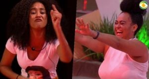 Rizia reencontra sua irmã e prova do líder tensa do BBB (Foto: Montagem/TV Foco)