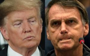 Donald Trump e Jair Bolsonaro (Foto: Reprodução)