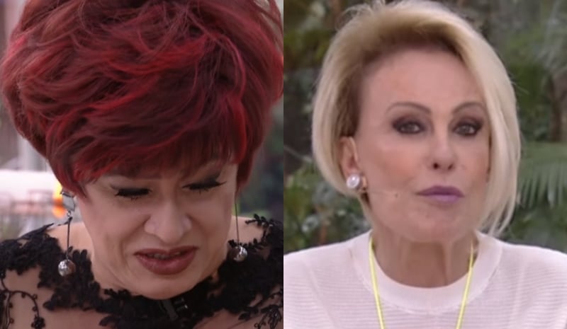 Nany People e Ana Maria Braga na Globo (Foto: Reprodução)