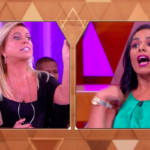 Christina Rocha discute com convidada do Casos de Família (Foto: Reprodução)