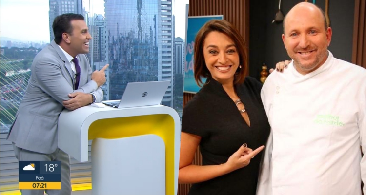 Após implorar ajuda ao vivo na Globo, cozinheiro consegue emprego em restaurante de luxo e agradece Rodrigo Bocardi Foto: Reprodução