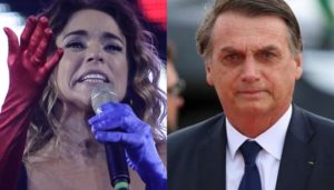 Daniela Mercury e Jair Bolsonaro
(Foto: Divulgação/Montagem TV Foco)