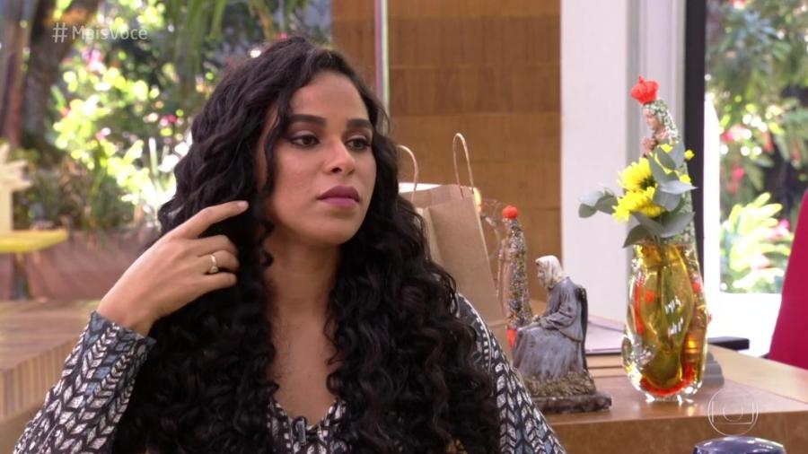 Elana no Mais Você após ser eliminada do BBB19 (Foto: Divulgação)