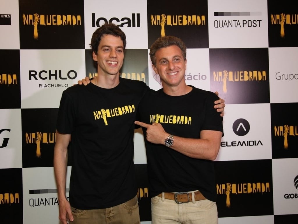 Fernando Grostein Andrade e Luciano Huck juntos