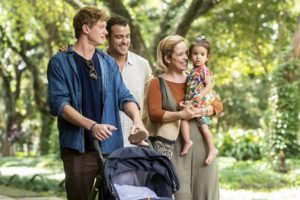 Joaquim (Joaquim Lopes), Lígia (Paloma Duarte), Filipe (Pedro Novaes) e Nina em Malhação
(Foto: Globo/João Cotta)