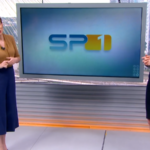 Gloria Vanique e Eliana Marques no SP1
(Foto: Reprodução/Globo)