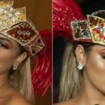 A cantora, Lexa no carnaval de SP (Foto: AgNews)