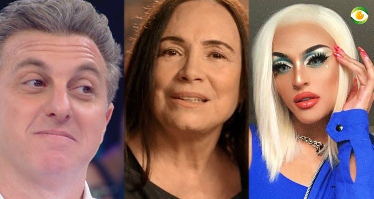 Luciano Huck, Regina Duarte e Pabllo Vittar e Bolsonaro são estrelas da grande mídia