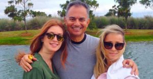 Marina Ruy Barbosa ao lado dos pais, Gioconda Ruy Barbosa e Paulo Ruy Barbosa (Foto: Reprodução)