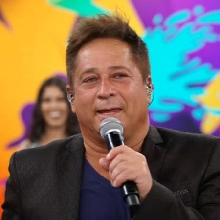 Leonardo no Domingão do Faustão (Foto: Reprodução/Globo)