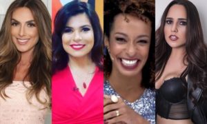 Nicole Bahls, Mara Maravilha, Alinne Prado e Perlla na lista do Power Couple 4. (Foto: Reprodução/Montagem)