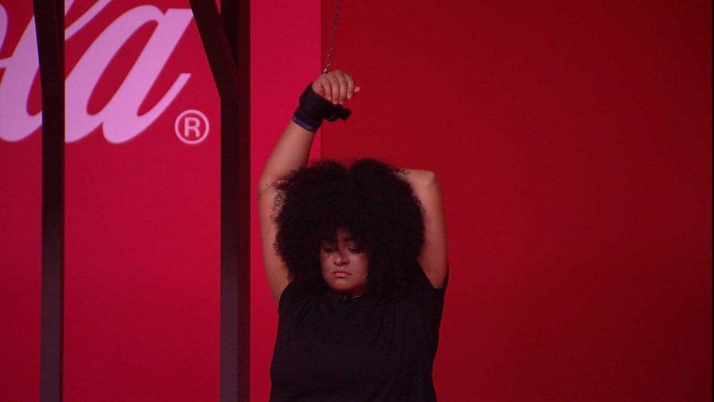 Rízia na Prova do Líder (Foto: Reprodução)