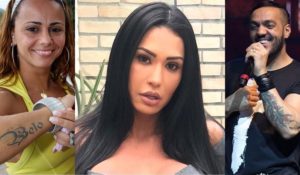 Viviane Araújo é ex-mulher do pagodeiro e rival de Gracyanne. (Foto: Reprodução/Montagem/TV Foco)