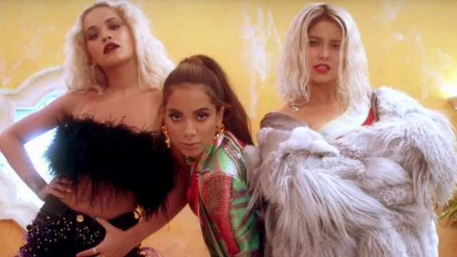 Rita Ora, Anitta e Sofia Reyes em R.I.P (Foto: Reprodução/ Instagram)