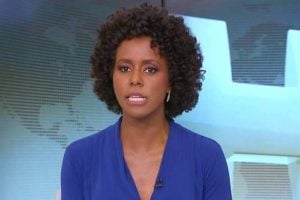 Maju Coutinho apresentará o Jornal Hoje em pé (Foto: Reprodução/ Globo)