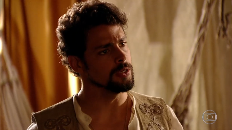 Cauã Reymond (Jesuíno) em cena de Cordel Encantado (Foto: Reprodução/Globo)