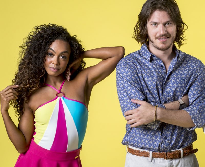 Dandara Mariana e Caio Paduan fazem parte de Verão 90(Foto: Divulgação/ Globo)