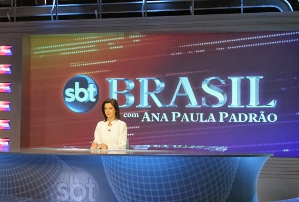 Em 2004, Silvio Santos tirava Ana Paula Padrão da Globo e levava para o SBT (Foto montagem) 