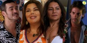 Alamo, Mada, Janaína e Raimundo vivem quadrado amoroso em Verão 90 (Foto: Montagem/TV Foco)