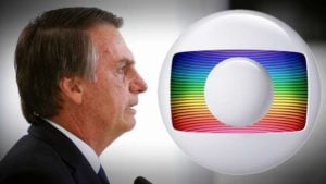 O presidente Jair Bolsonaro é conhecido por sua rivalidade com a Globo (Foto: Reprodução/Montagem)