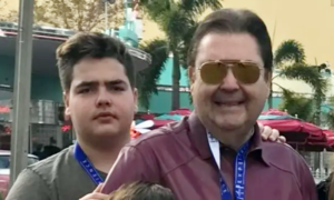 Faustão e o filho (Foto: Reprodução)