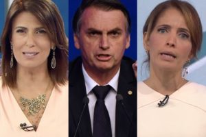 Jair Bolsonaro acusa telejornal da Globo e defende o da Record (Foto: Reprodução)