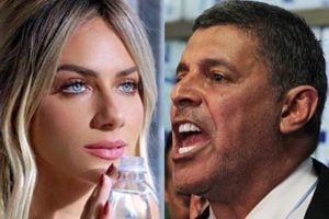 Giovanna Ewbank e Alexandre Frota na Globo (Foto: Reprodução)