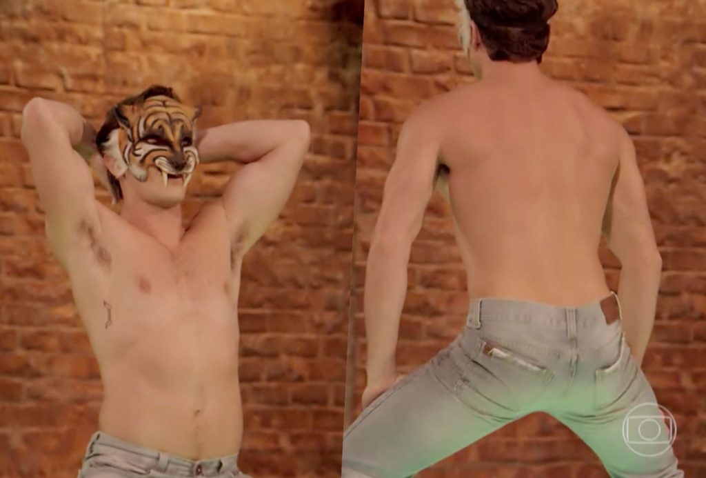 Klebber Toledo levou público à loucura ao mostrar corpão na novela Verão 90 da Globo (Foto reprodução)