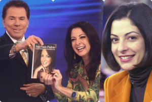 Em 2004, Silvio Santos tirava Ana Paula Padrão da Globo e levava para o SBT (Foto montagem)