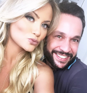 Ellen Roche o noivo Rogério Oliveira. (Foto: Reprodução/Instagram)