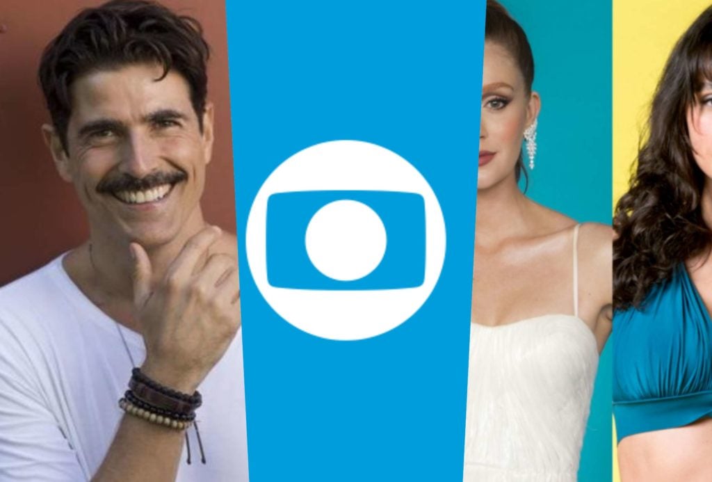 Reynaldo Gianecchini, ator da Globo e Marina Ruy Barbosa em encontro com Débora Nascimento estão na boca do povo (Foto montagem: TV Foco)