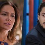 Janaína (Dira Paes) e Jerônimo (Jesuíta Barbosa) em Verão 90 (Foto: Montagem/TV Foco)