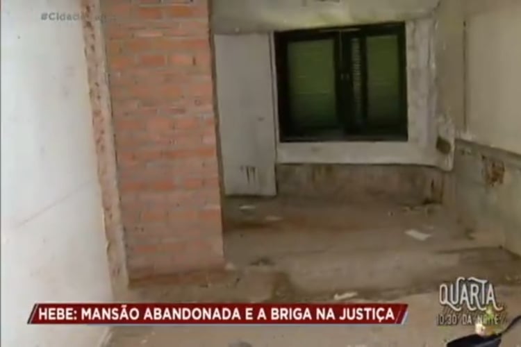 Mansão de Hebe Camargo/Reprodução Record
