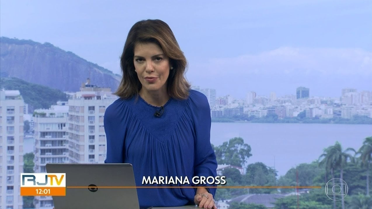 Jornalista da Globo mostrou tudo (Foto: Reprodução)