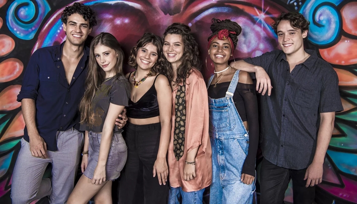Parte do elenco jovem da nova temporada de Malhação. (Foto: João Cotta/Globo)
