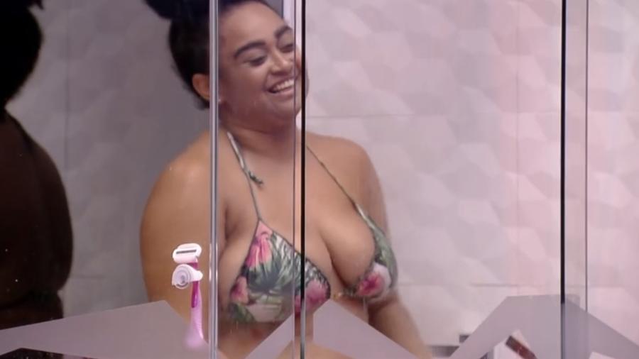 Rízia no BBB19 (Foto: Divulgação)
