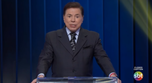 O apresentador Silvio Santos no Troféu Imprensa 2019 (Foto: Reprodução)