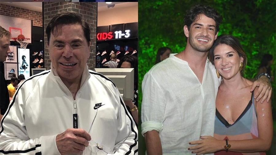 Silvio Santos aprovou Alexandre Pato em casamento com Rebeca Abravanel (Foto reprodução)