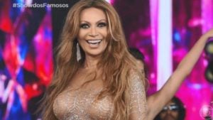 Solange Almeida no Show dos Famosos do Domingão do Faustão, na Globo (Foto: Reprodução/ Globo)