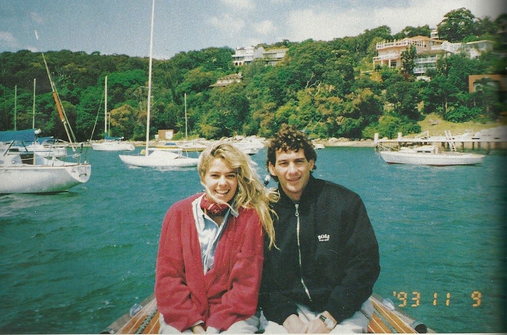 Ayrton Senna e Adriane Galisteu (Foto: Arquivo Pessoal)