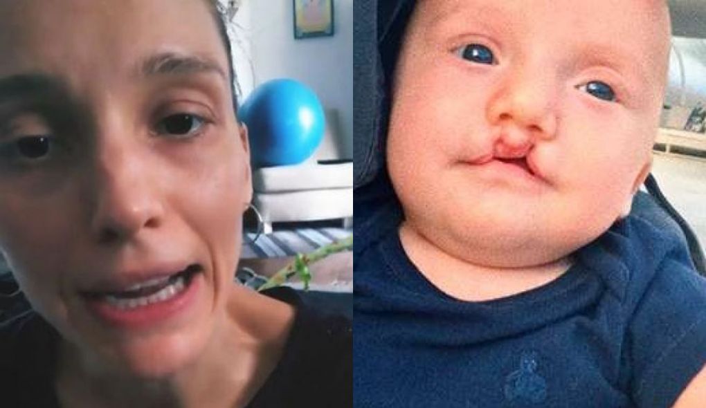 Isabel Hickmann, irmã de Ana Hickmann, e o filho Francisco - (Montagem: TV Foco)