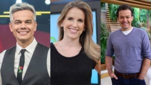 Otaviano Costa, Mariana Ferrão e Fernando Rocha (Foto; Montagem/TV Foco)