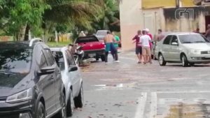 Ricardo Sena de Macedo Soares é espancado (Foto: Reprodução)