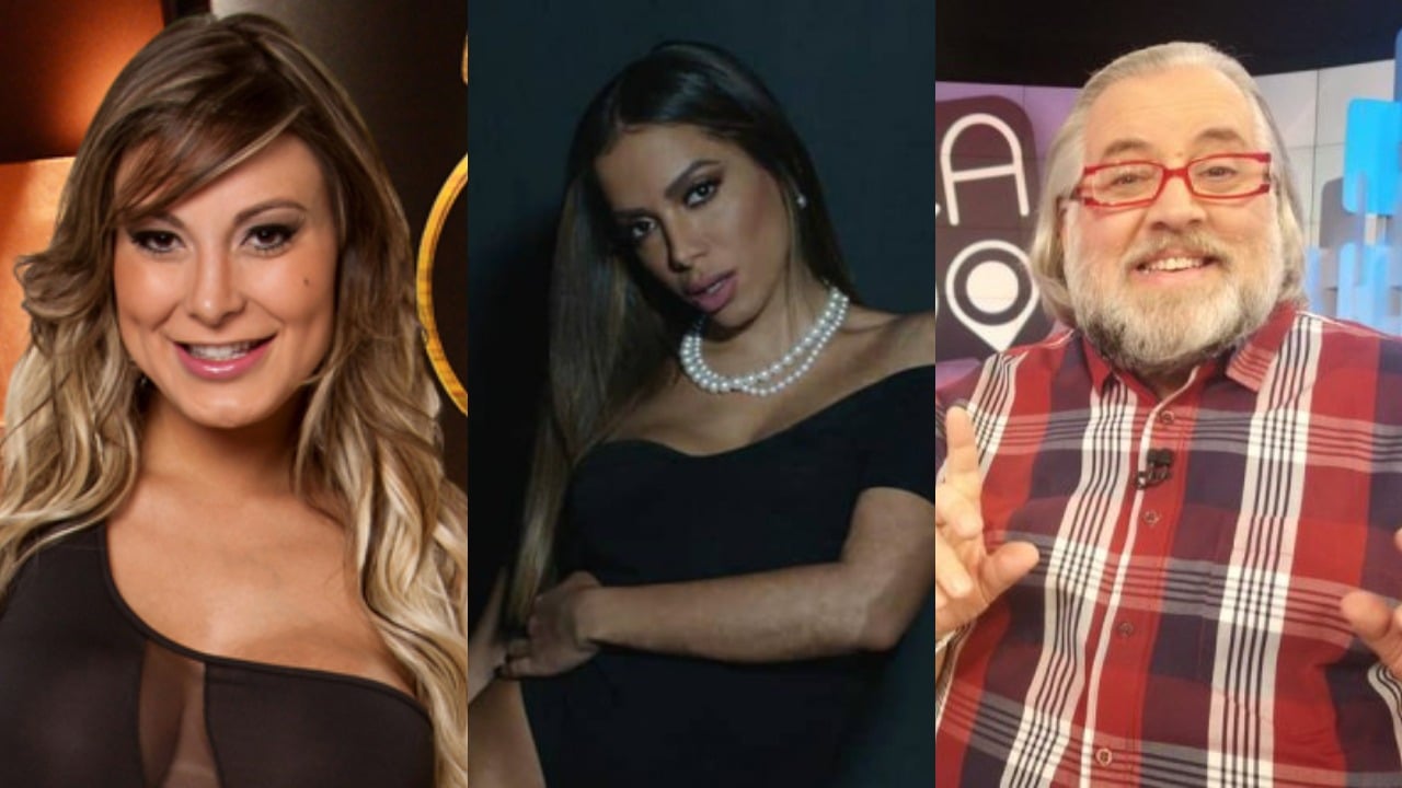 Andressa Urach, Anitta e Leão Lobo falam de macumba (Foto: Montagem/Divulgação)