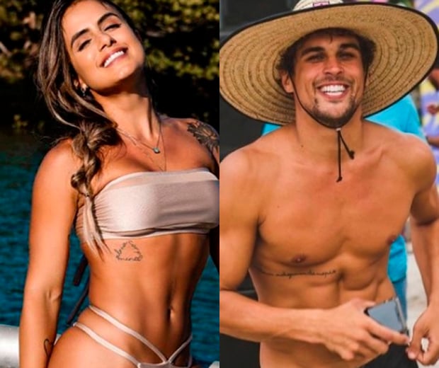 A ex-BBB, Carol Peixinho e o ator Felipe Roque (Imagem/ Instagram)