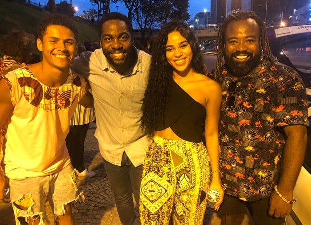 Danrley, Lázaro, Elana e Rodrigo (Foto: Adalberto Neto/Divulgação)