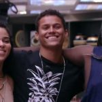 Elana, Danrley e Rodrigo - Reprodução/TV Globo