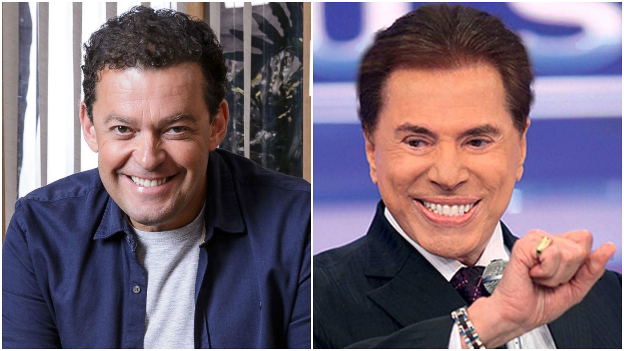Fernando Rocha e Silvio Santos (Foto: Divulgação)